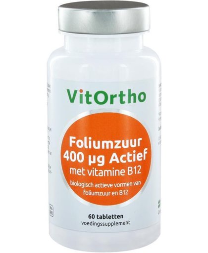 Vitortho Foliumzuur 400mg Actief Met Vitamine B12