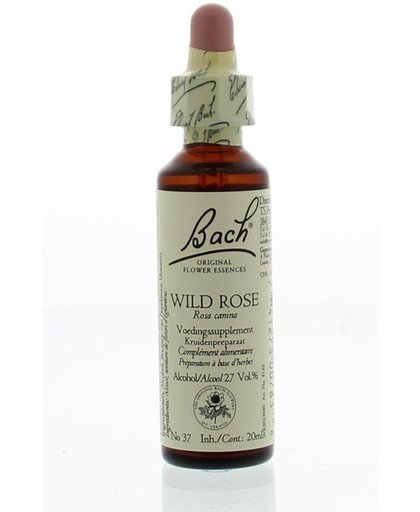 Bach Flower Remedies 37 Wilde Roos / hondsroos