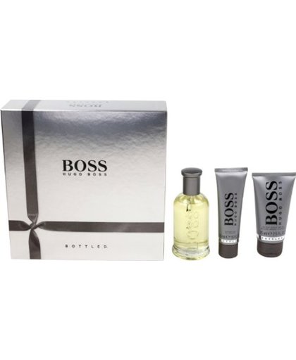 Boss Hugo Boss Bottled Geschenkset Edt 100ml Showergel 50ml As Balm 75ml