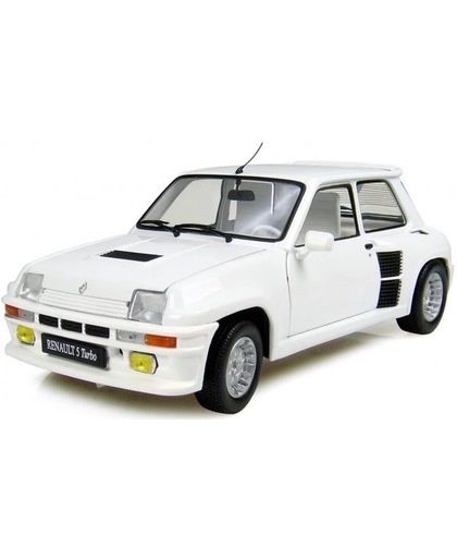 Renault 5 Turbo 'All White One of a Kind' 1:18 Universal Hobbies Wit 4547