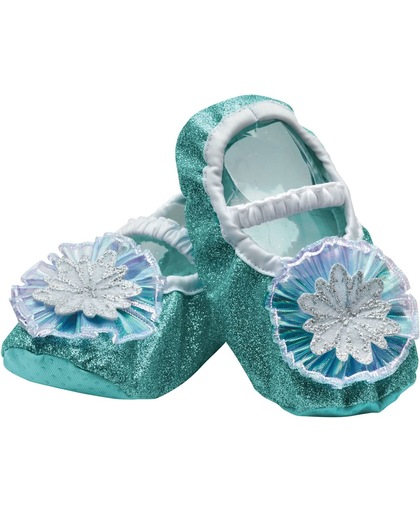 Elsa Frozen™ slofjes voor baby's - Verkleedaccessoire