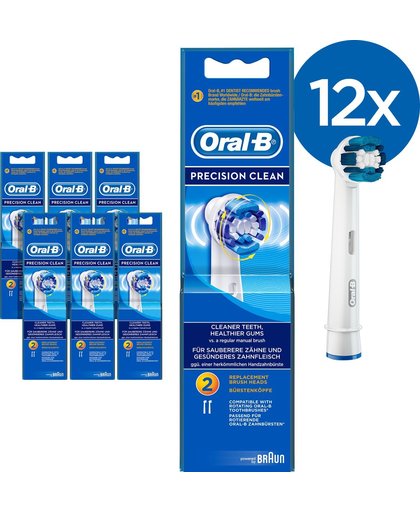Oral-B Precison Clean EB 20 Voordeelverpakking 12 Stuks- Opzetborstels