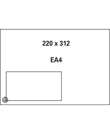 Raadhuis envelop 220x312mm EA4 akte VL speedy grip wit 120gr, ds/250