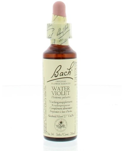 Bach Flower Remedies 34 Waterviolier