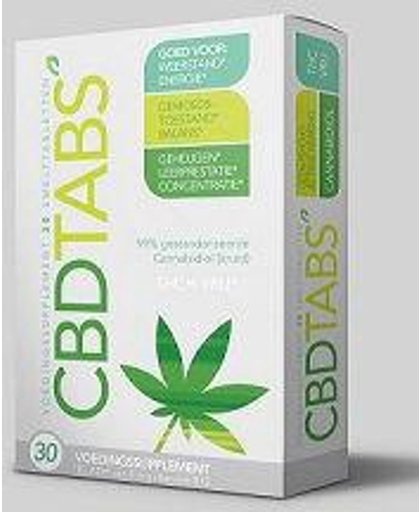 Excellent Health Care CBD Tabs 2 mg cannabidiol met Vitamine B12