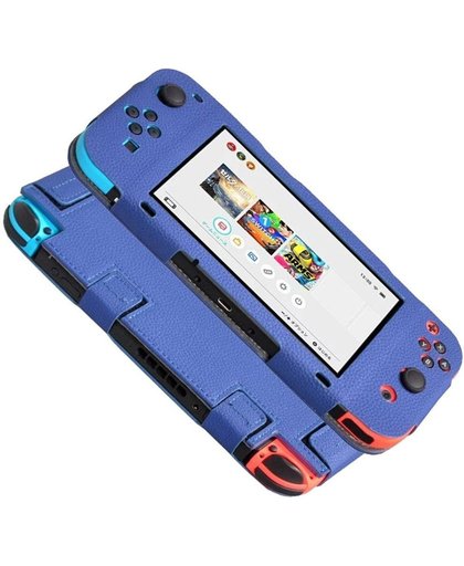 Shop4 - Nintendo Switch - Beschermhoes Lychee Blauw
