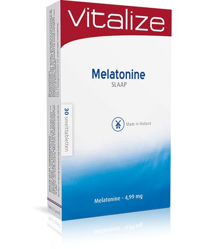 Pure Vitalize Melatonine Slaap 499mg Pure Melatonine Tabletten