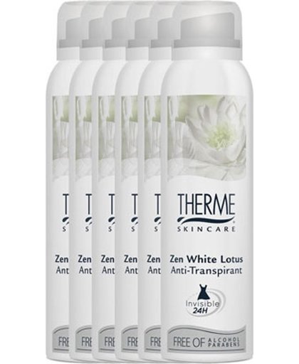 Lotus Therme Zen White Lotus Deodorant Spray Anti-transpirant Voordeelverpakking