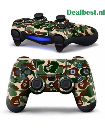 PS4 dualshock Controller PlayStation sticker skin | Army Camouflage Leger