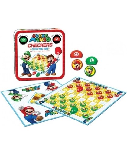 Super Mario Checkers Collectors Game Set