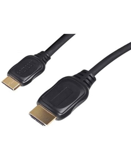 S-Conn HDMI - Mini-HDMI 2m 2m HDMI Mini-HDMI Zwart HDMI kabel