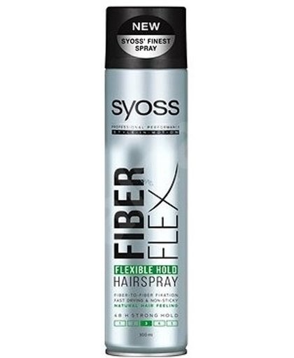 Syoss Fiber Flex Hairspray Flexibele Hold 4 Extra Strong