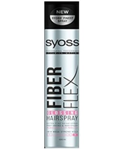 Syoss Fiber Flex Hairspray Flexibele Glossing 5 Mega Strong