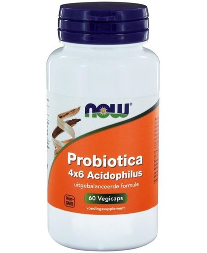 Now Probiotica 4x6 Acidophilus Capsules