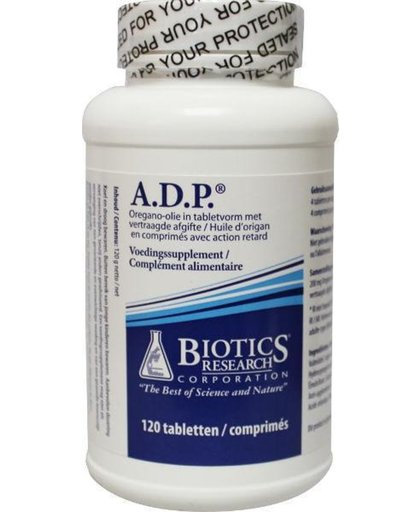 Biotics Adp Oregano Emulsie Tr Tabletten