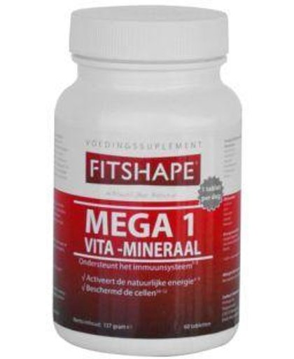 Fitshape Mega 1 Vita-mineraal Tabletten