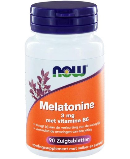 Now Melatonine 3mg Met Vitamine B6