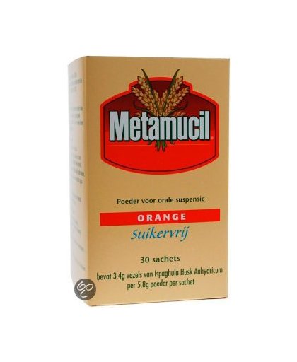 Metamucil suikervrij sachets orange