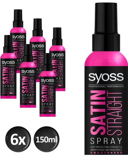 Syoss Satin Straight Spray Voordeelverpakking