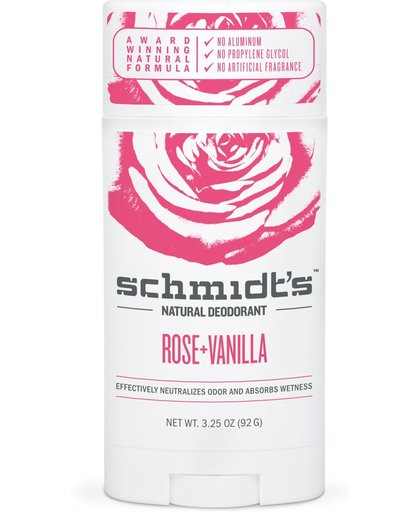Schmidts Deodorant Deostick Rose