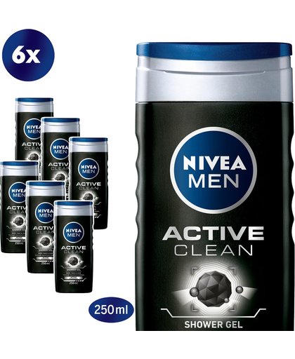 Nivea Men Douchegel Active Clean Voordeelverpakking