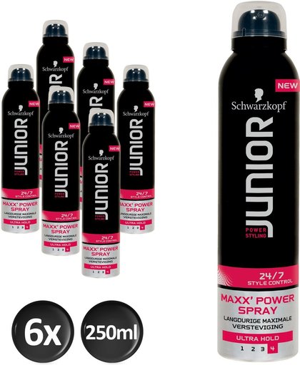 Junior Power Maxx Hold Spray Level 4 Voordeelverpakking