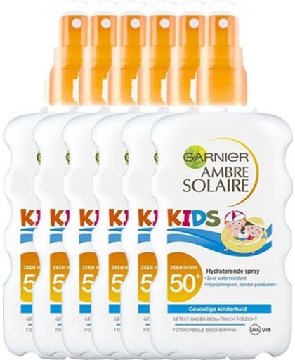 Garnier Ambre Solaire Zonnebrand Kids Spray Factorspf50 Voordeelverpakking