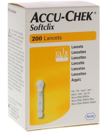 Accu-Check Softclix Lancetten - 200 stuks