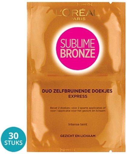 Loreal Paris Dermo Expertise Sublime Bronze Tissues Voordeelverpakking