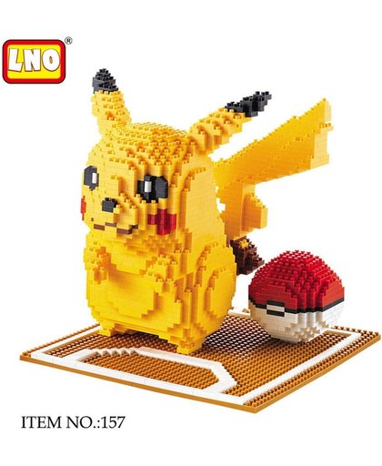 Pikachu (groot) - Nanoblocks Bouwset