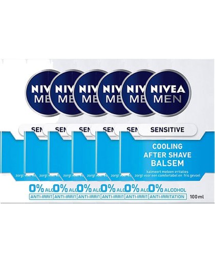 Nivea Men Aftershave Balsem Sensitive Cool Voordeelverpakking
