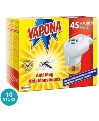Vapona Anti Mug Stekker 45 Nachten Voordeelverpakking