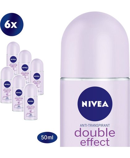 Nivea Deodorant Deoroller Double Effect Voordeelverpakking