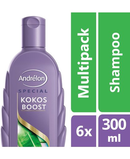 Andrelon Shampoo Kokos Boost Voordeelverpakking