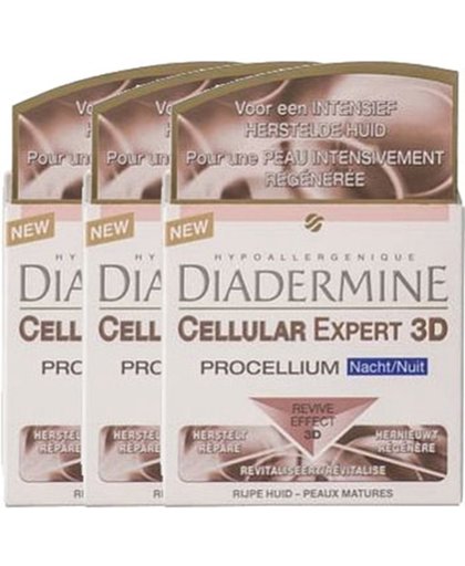 Diadermine Cellular Expert 3d Nachtcreme Voordeelverpakking