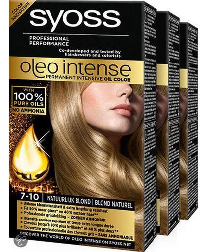Syoss Oleo Intense 7-10 Natuurlijk Blond Voordeelverpakking