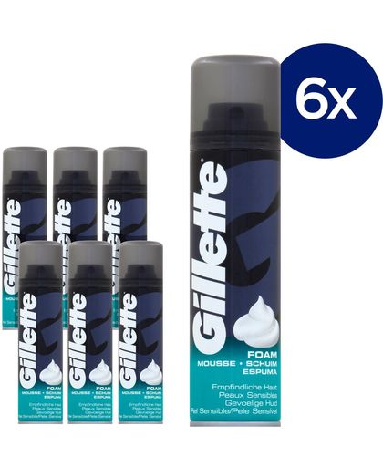 Gillette Basic Scheerschuim Gevoelig bestekoop Voordeelverpakking