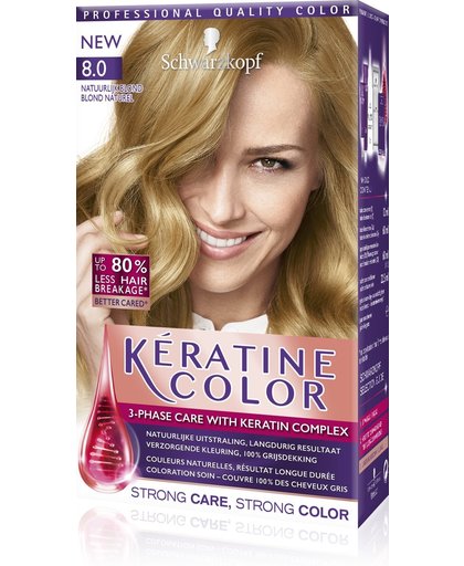 Schwarzkopf Keratine Color 8.0 Natuurlijk Blond