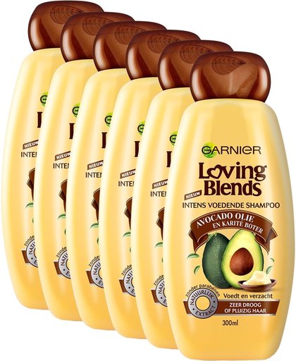 Garnier Loving Blends Avocado Karite Shampoo Voordeelverpakking