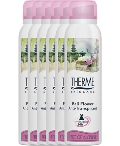 Therme Bali Flower Deodorant Deospray Anti-transpirant Voordeelverpakking