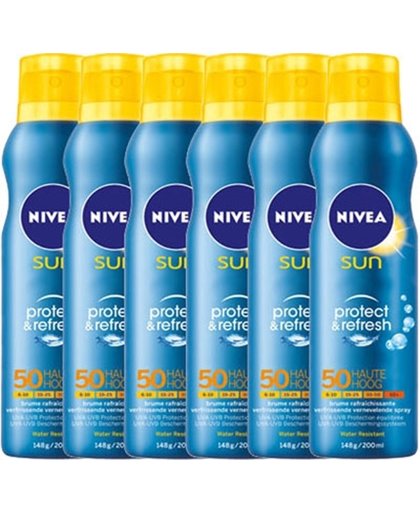 Nivea Sun Protect And Refresh Factorspf50 Voordeelverpakking