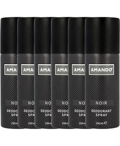 Amando Noir Deodorant Deospray Voordeelverpakking