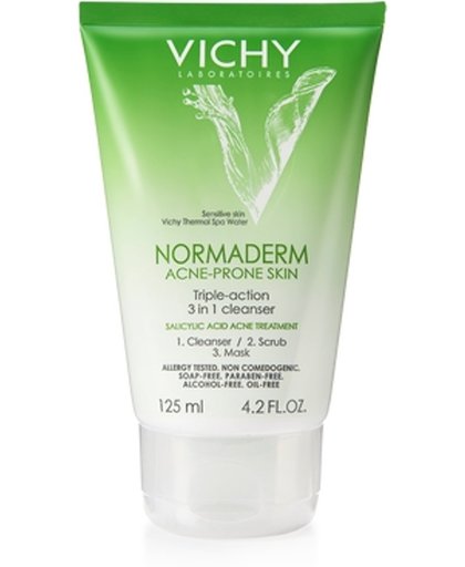 Vichy Normaderm 3 In 1 Scrub Cleanser Mask