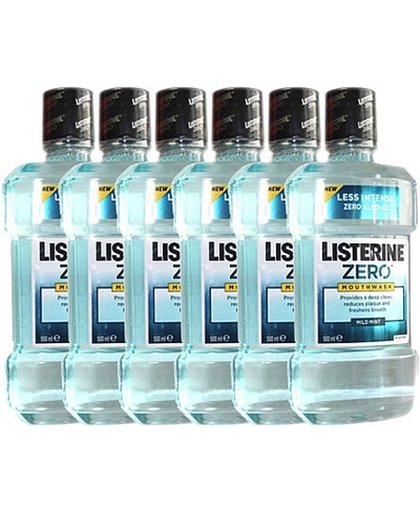 Listerine Mondwater Zero Voordeelverpakking