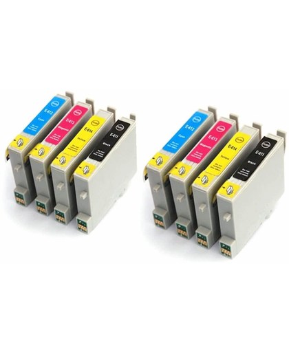 Compatibele Inktcartridges voor Epson T0611 T0612 T0613 T0614 - Hoge Capaciteit