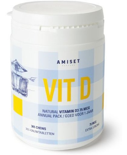 Amiset Vitamin D3 75 Mcg 365 Tab