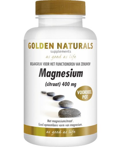 Golden Naturals Magnesium 400mg Tabletten
