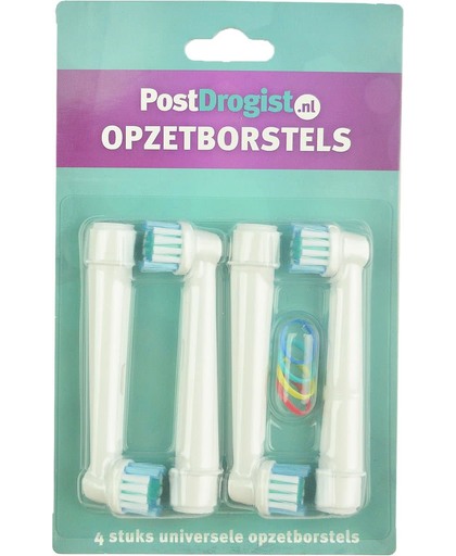 Universele Opzetborstels geschikt voor Oral-B 4 stuks - Postdrogist Huismerk