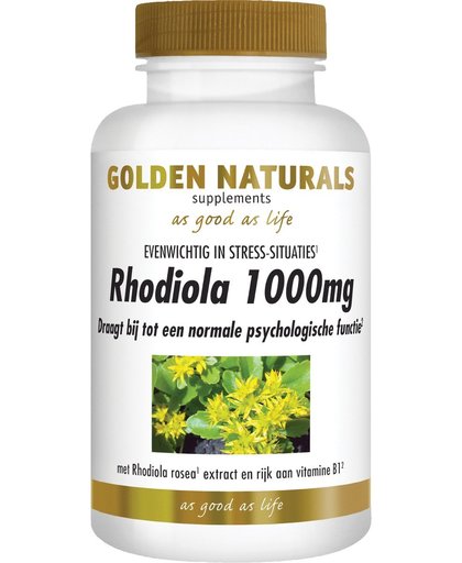 Golden Nutrition Rhodiola 1000mg Capsules