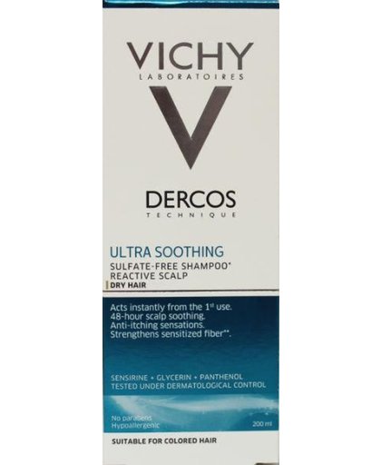 Vichy Dercos Shampoo Ultra Soothing Droog Haar